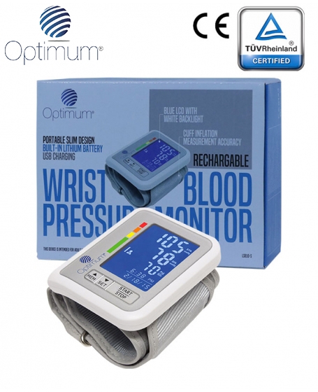 Optimum Rechargeable Wrist Blood Pressure Monitor (iNIBP)