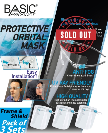Basic Protective Orbital Mask (1pack @ 3pcs)